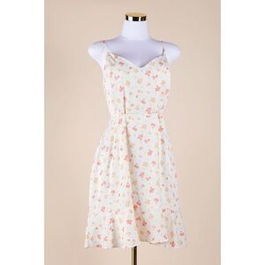 Sz 18 ModCloth White Floral Awe Of The Above Sleeveless Fit & Flare Dress NWT